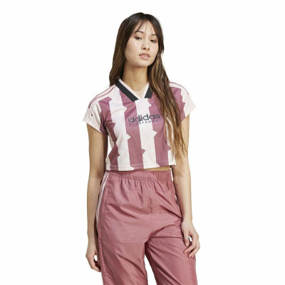 Women’s Short Sleeve T-Shirt Adidas Tiro Cut Pink