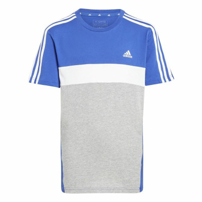 Child's Short Sleeve T-Shirt Adidas 3S Tib Blue