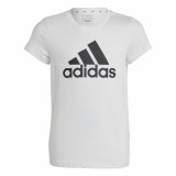 Child's Short Sleeve T-Shirt Adidas Essentials White