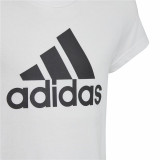 Child's Short Sleeve T-Shirt Adidas Essentials White