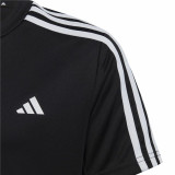 Children’s Short Sleeve T-Shirt Adidas Essentials 3S Black