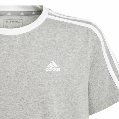 Child's Short Sleeve T-Shirt Adidas Grey