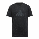 Child's Short Sleeve T-Shirt Adidas Black