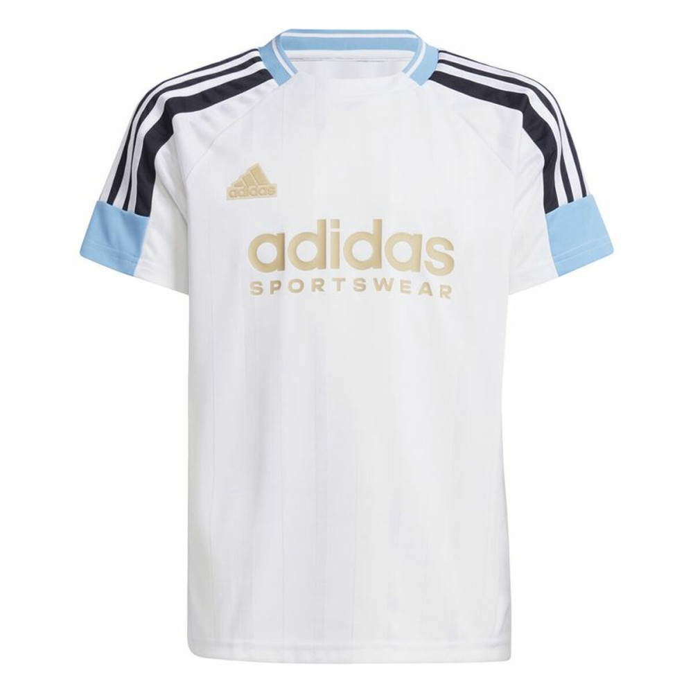 Child's Short Sleeve T-Shirt Adidas Nations White