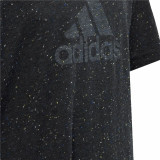 Child's Short Sleeve T-Shirt Adidas Black