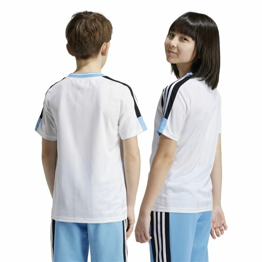 Child's Short Sleeve T-Shirt Adidas Nations White