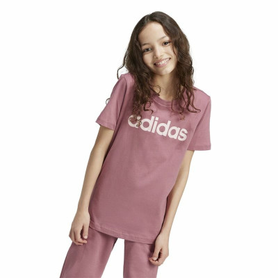 Women’s Short Sleeve T-Shirt Adidas Essentials Pink