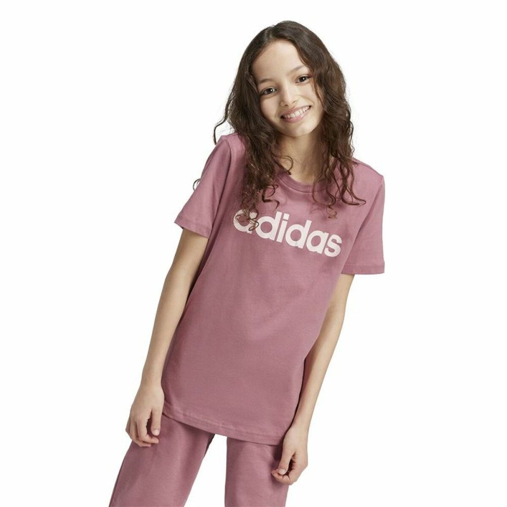 Women’s Short Sleeve T-Shirt Adidas Essentials Pink