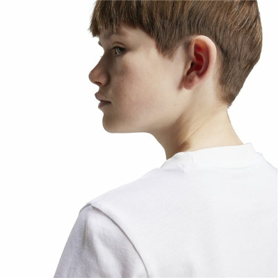 Child's Short Sleeve T-Shirt Adidas Nations White