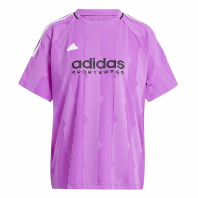 Men’s Short Sleeve T-Shirt Adidas Tiro Cut 3 Purple
