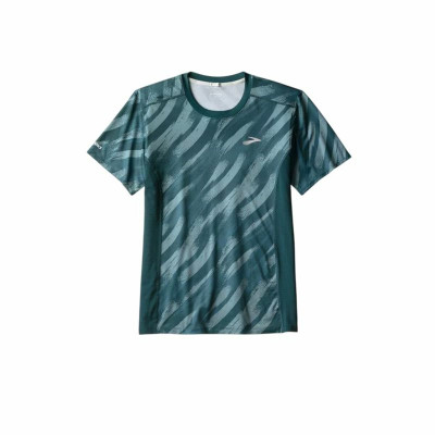 Men’s Short Sleeve T-Shirt Brooks Atmosphere Sleeve 3.0 Green