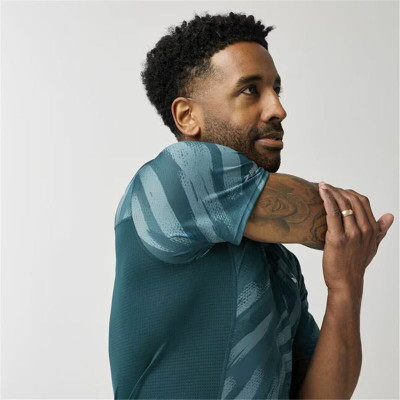 Men’s Short Sleeve T-Shirt Brooks Atmosphere Sleeve 3.0 Green