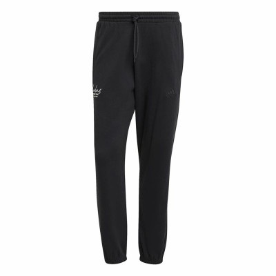 Long Sports Trousers Adidas Brand Love French Terry Black Men