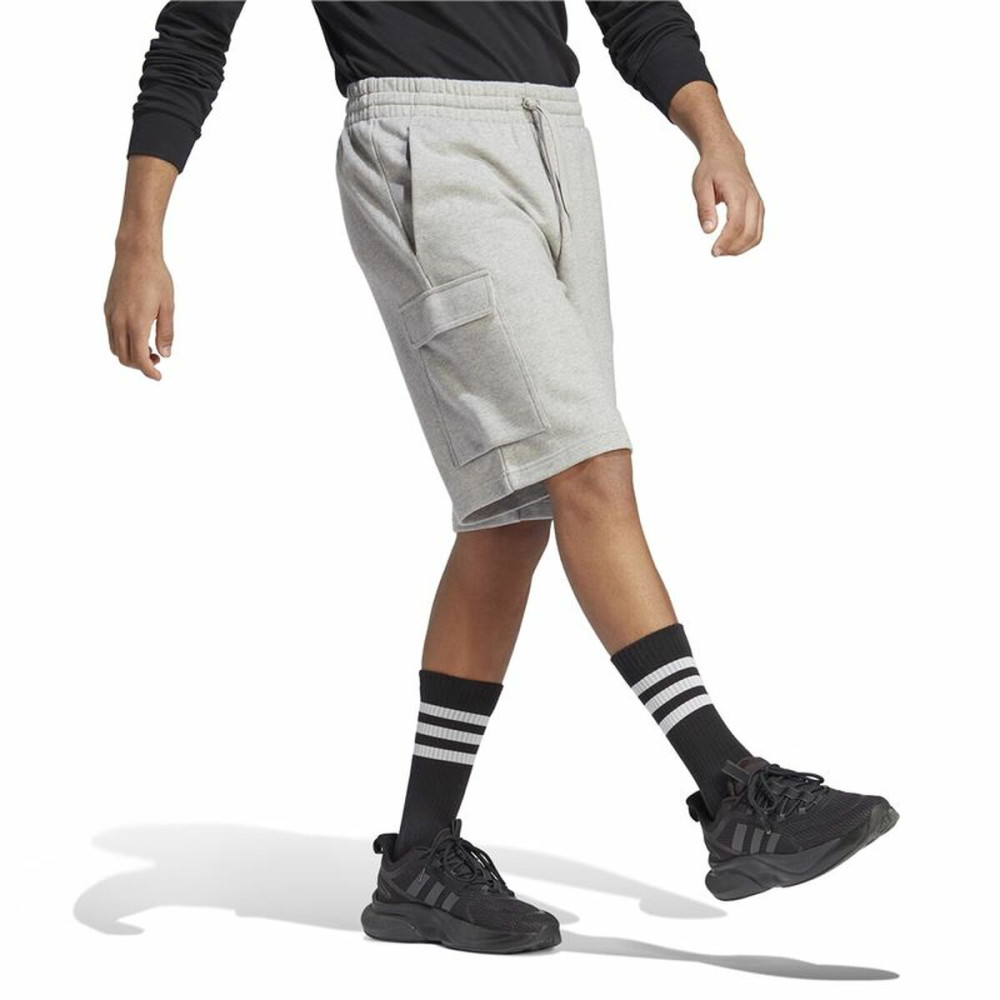 Sports Shorts Adidas Essentials French Terry Cargo Grey