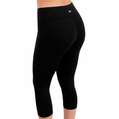 Sport leggings for Women Reebok Id Train Capri Black