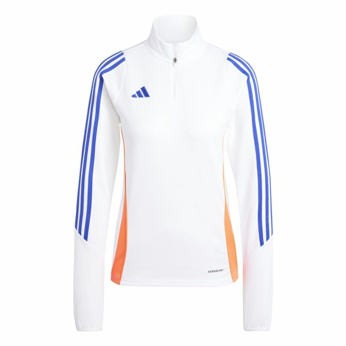 Women’s Sweatshirt without Hood Adidas Tiro24 Training White