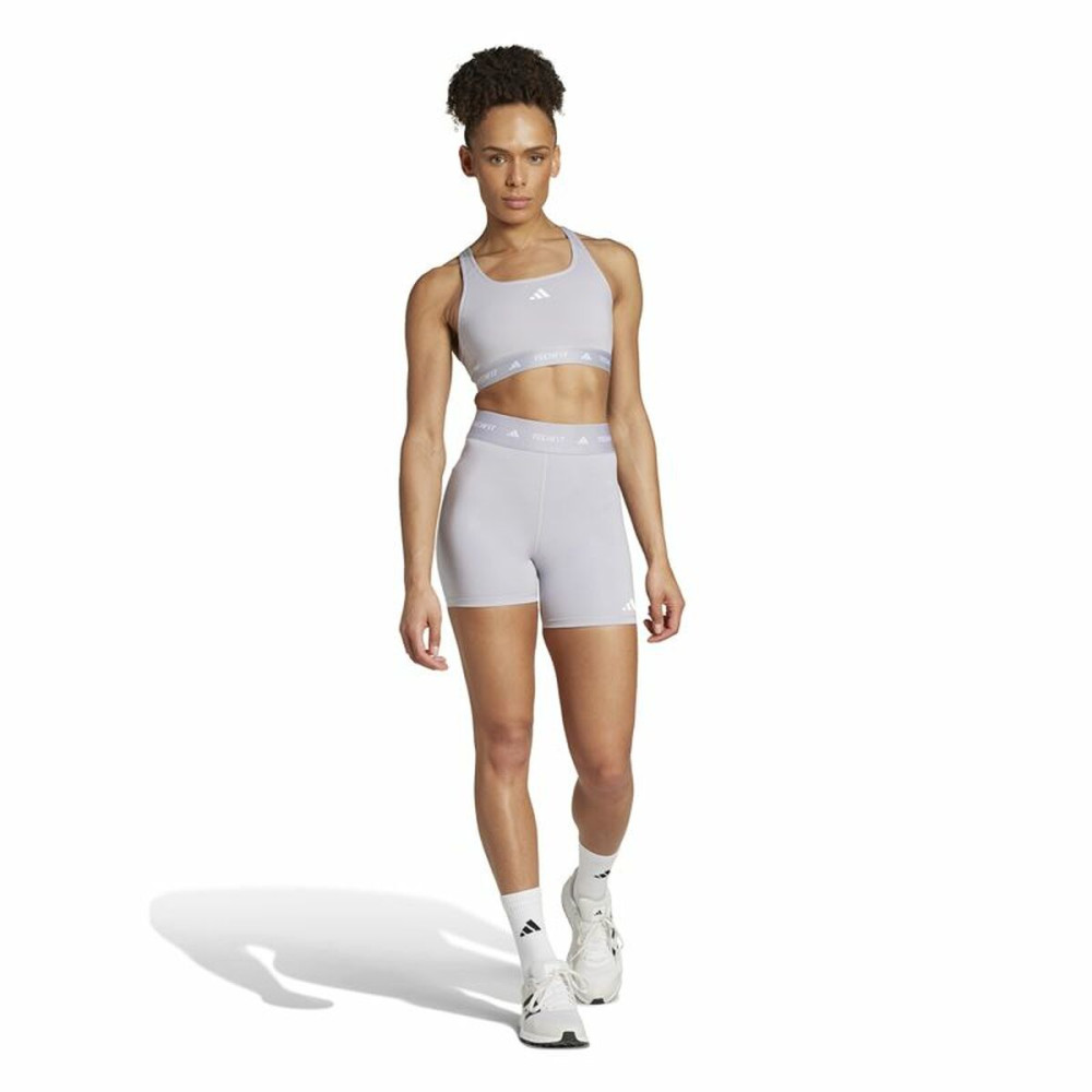 Sport leggings for Women Adidas Techfit Short Grey