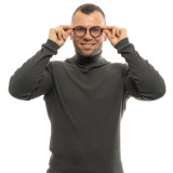 Men' Spectacle frame QuikSilver EQYEG0305350A Brown Ø 50 mm