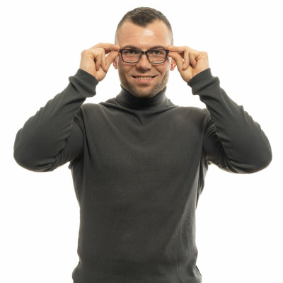 Men' Spectacle frame QuikSilver EQYEG0308552K Grey Ø 52 mm