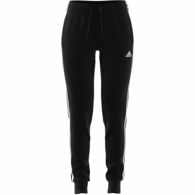Long Sports Trousers Adidas 3S Fl C Pt Black Lady