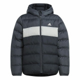 Children's Sports Jacket Adidas Cazadora Synthetic Down Infantil Black Grey