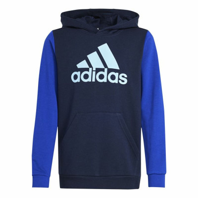 Children’s Hoodie Adidas Essentials Big Logo Colorblock Blue