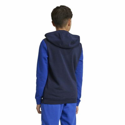 Children’s Hoodie Adidas Essentials Big Logo Colorblock Blue