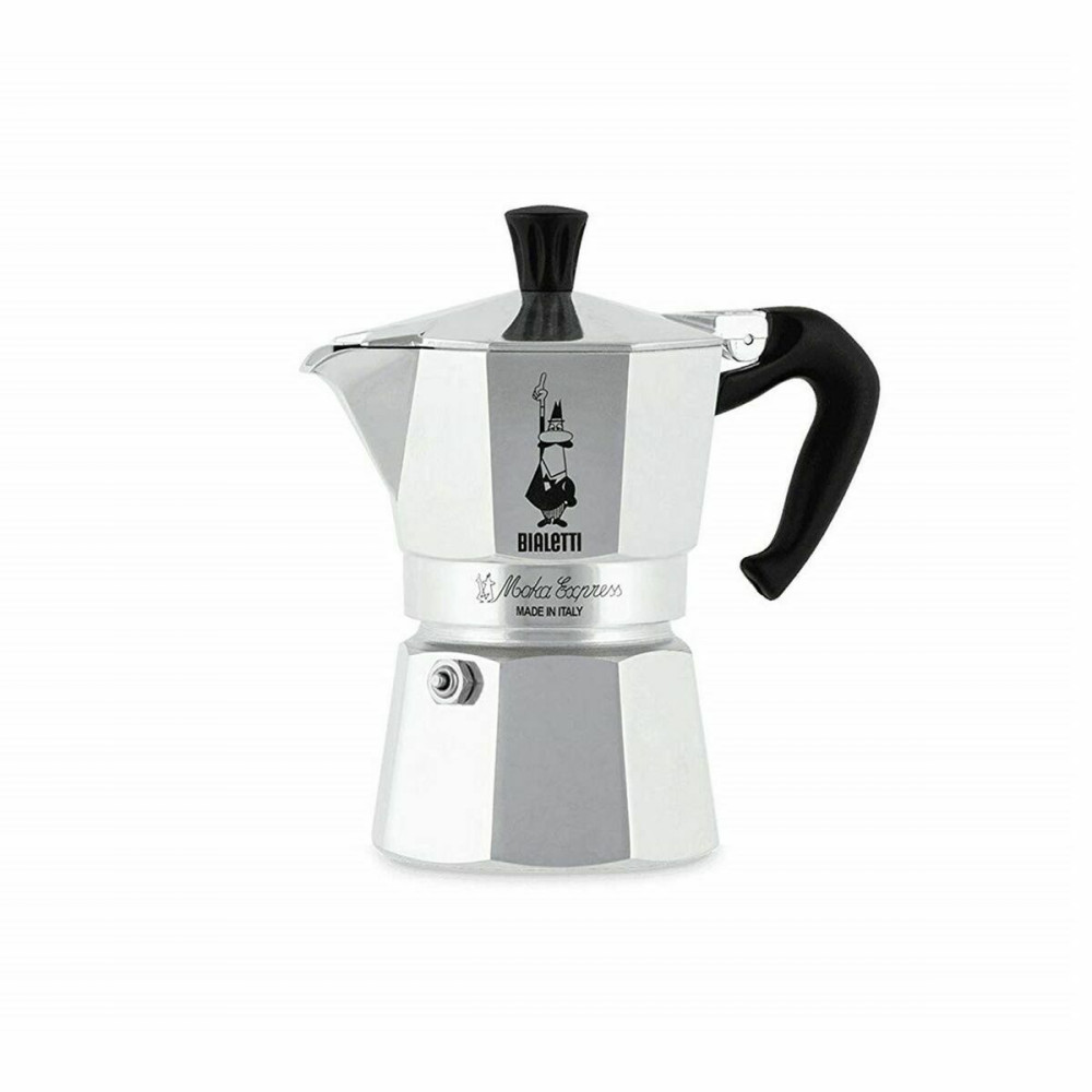 Italian Coffee Pot Bialetti 0001161 Silver 60 ml