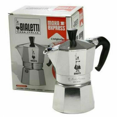 Italian Coffee Pot Bialetti 0001166/MR Silver Aluminium 12 Cups