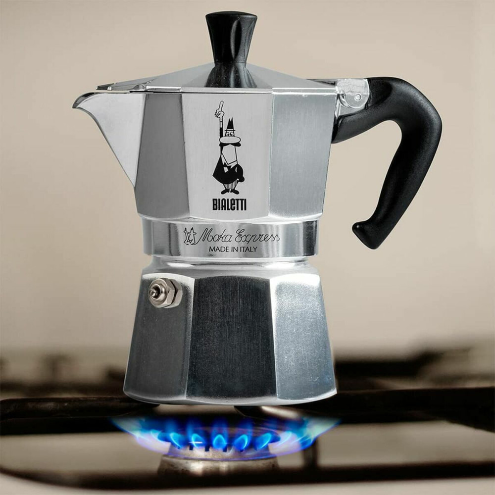 Italian Coffee Pot Bialetti 0001161 Silver 60 ml