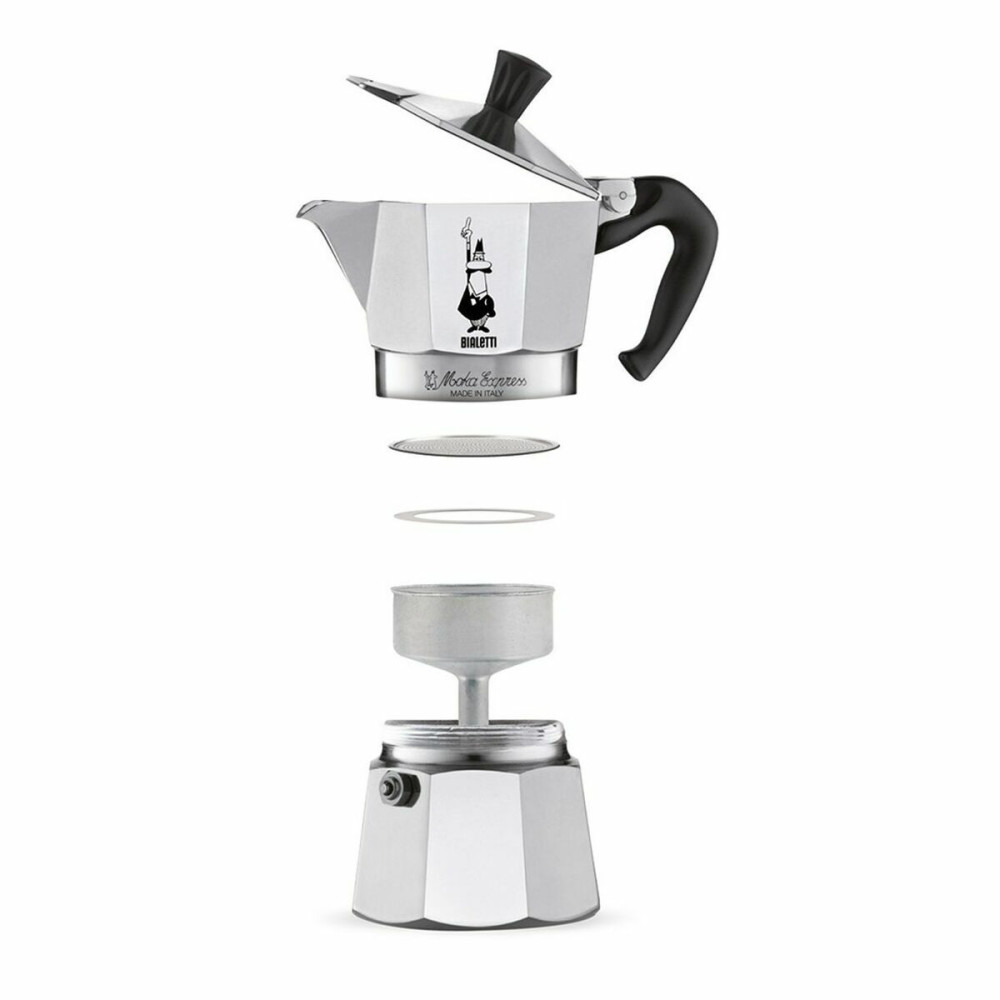 Italian Coffee Pot Bialetti 0001167/MR Silver