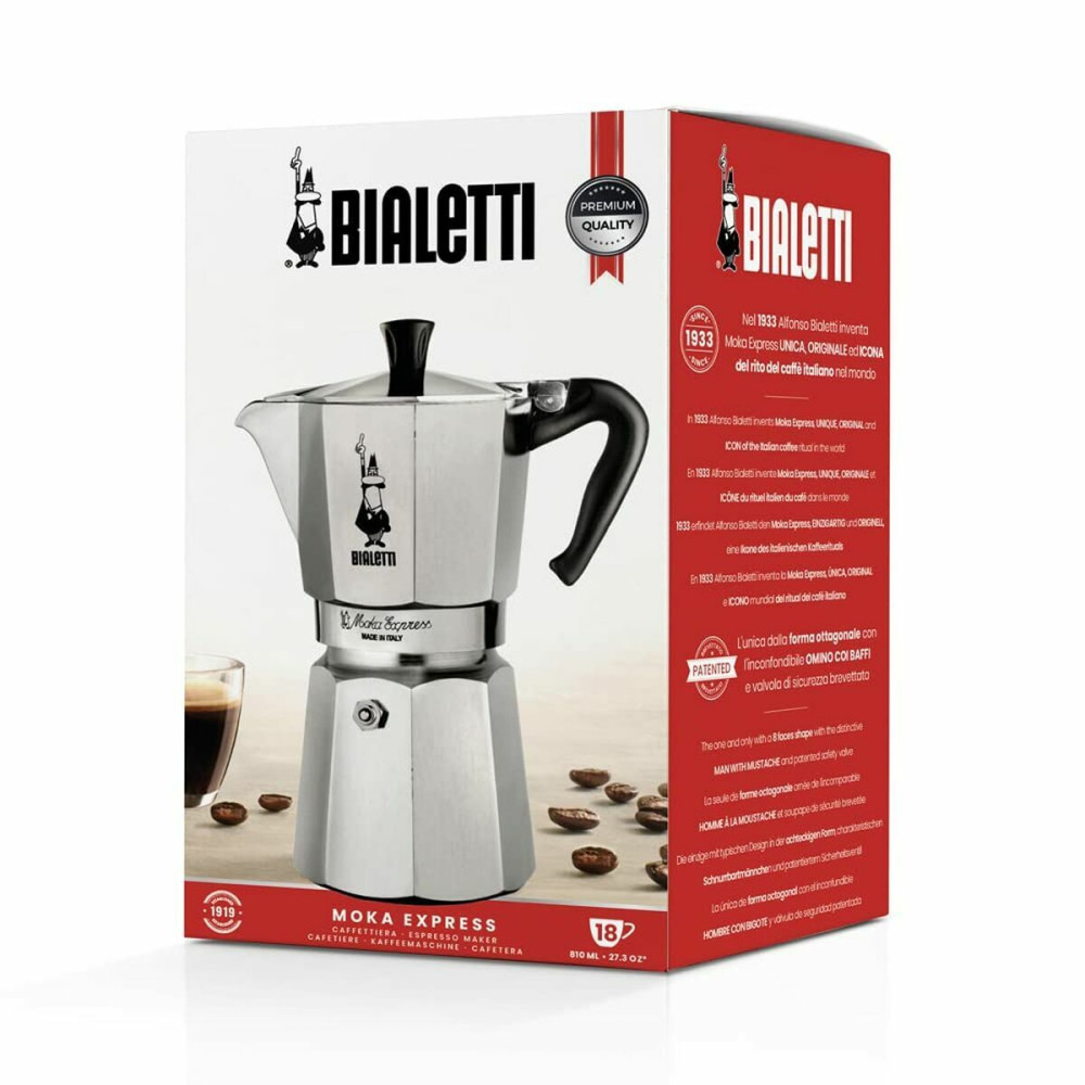 Italian Coffee Pot Bialetti 0001167/MR Silver