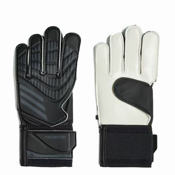 Children's Goalkeeper Gloves Adidas Predator Training Black