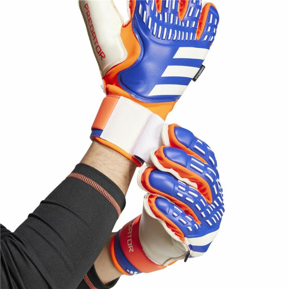 Goalkeeper Gloves Adidas Predator Match Blue Adults