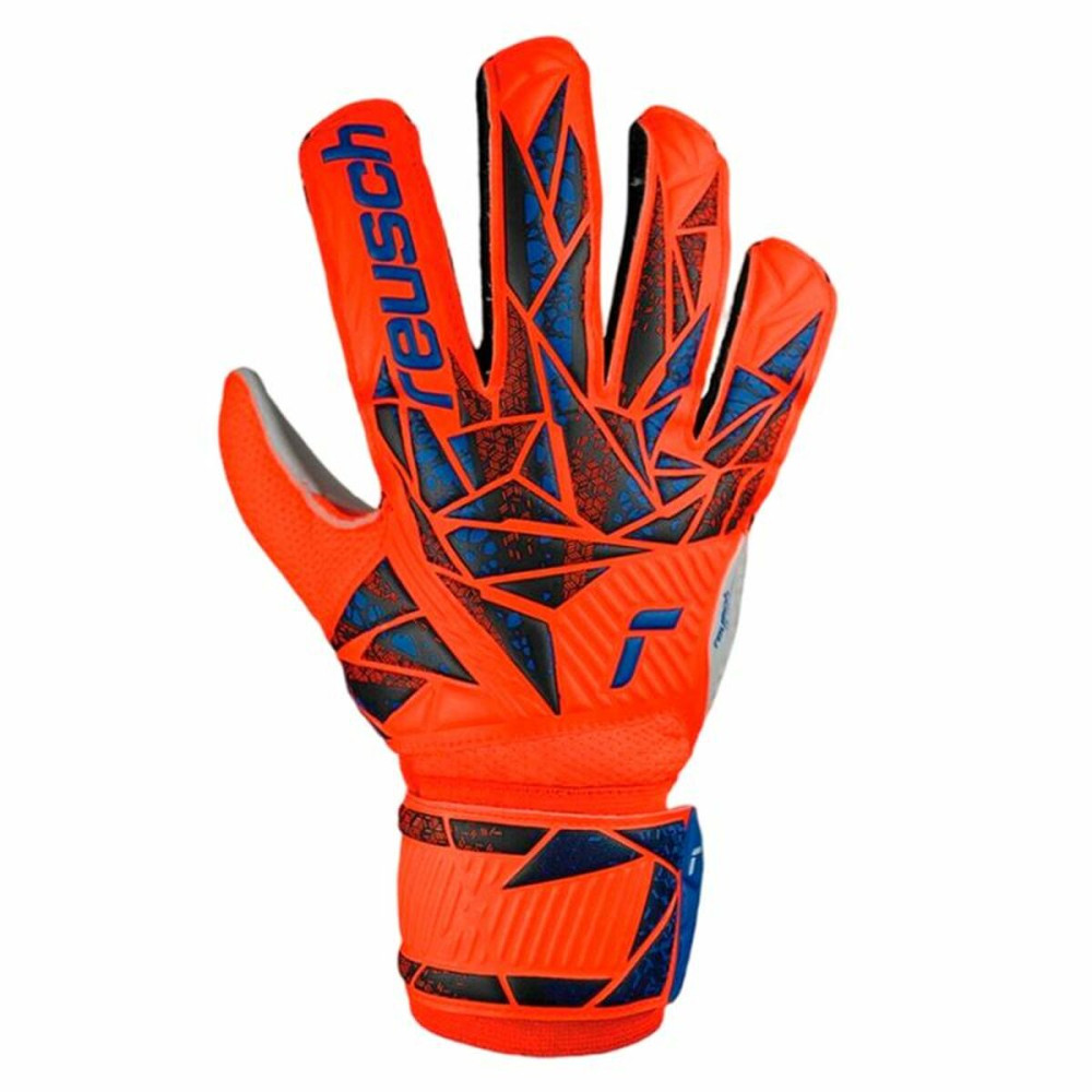 Goalkeeper Gloves Reusch Attrakt Solid Orange Adults