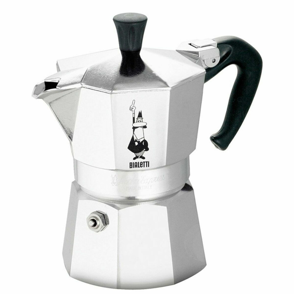 Italian Coffee Pot Bialetti 0001162 Silver Metal