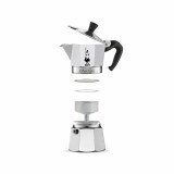 Italian Coffee Pot Bialetti 0001162 Silver Metal