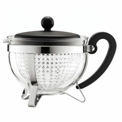 Teapot Bodum Black Plastic 1 L