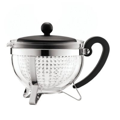 Teapot Bodum Black Plastic 1 L