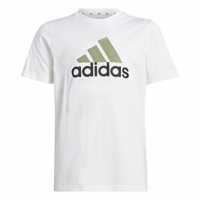 Unisex Short Sleeve T-Shirt Adidas Essentials White