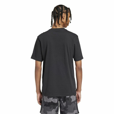 Men’s Short Sleeve T-Shirt Adidas Remoji Pocket Graphic Black