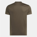 Men’s Short Sleeve T-Shirt Reebok Id Train Ss Tech Tee Brown Light brown