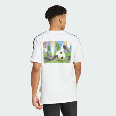 Men’s Short Sleeve T-Shirt Adidas Gallery Graphic White