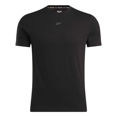 Men’s Short Sleeve T-Shirt Reebok Reebok Athlete Tee Black