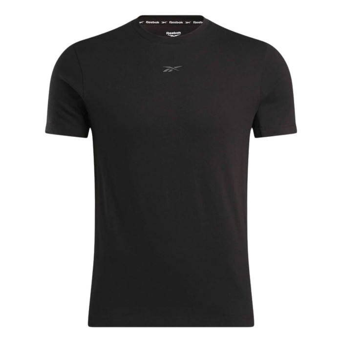 Men’s Short Sleeve T-Shirt Reebok Reebok Athlete Tee Black
