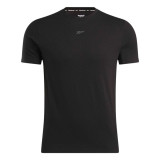Men’s Short Sleeve T-Shirt Reebok Reebok Athlete Tee Black