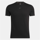 Men’s Short Sleeve T-Shirt Reebok Reebok Athlete Tee Black