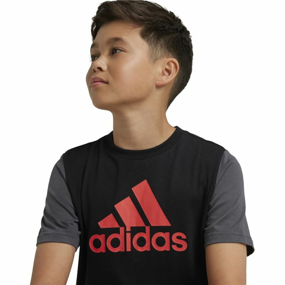 Unisex Short Sleeve T-Shirt Adidas Essentials Black