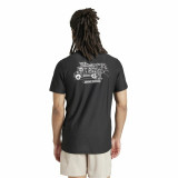 Men’s Short Sleeve T-Shirt Adidas Running Ice Cream Graphic Black