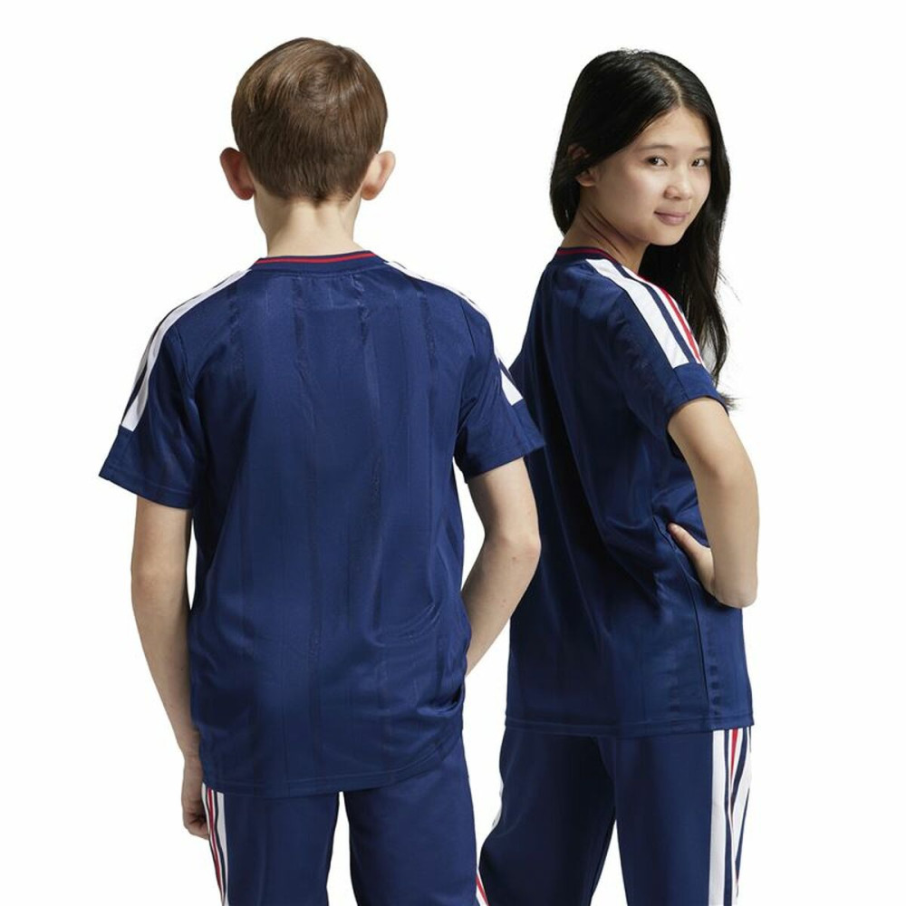 Unisex Short Sleeve T-Shirt Adidas Tiro Nations Pack Blue